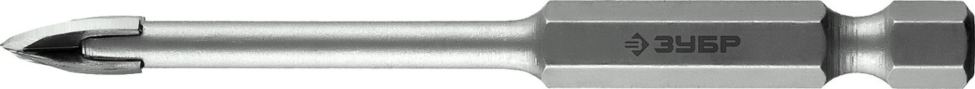 Сверло по стеклу и керамике ЗУБР ПРОФЕССИОНАЛ кафелю, с четырьмя режущими лезвиями, шестигранный [29845-14_z01]