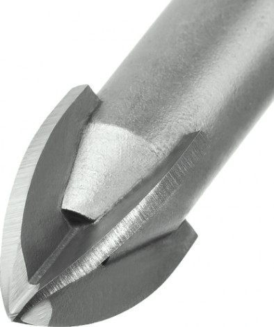 Сверло по стеклу и керамике ЗУБР ПРОФЕССИОНАЛ кафелю, с четырьмя режущими лезвиями, шестигранный [29845-14_z01]