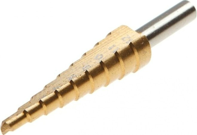 Сверло ступенчатое по металлу АТАКА 20-30мм*11ступ. Профи ступ. титан [8090050]