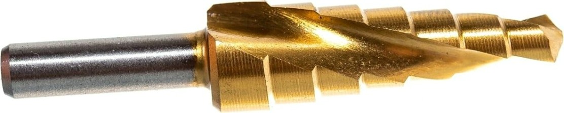 Сверло ступенчатое по металлу АТАКА 6-12мм*7ступ. Профи ступ. титан [8090000]