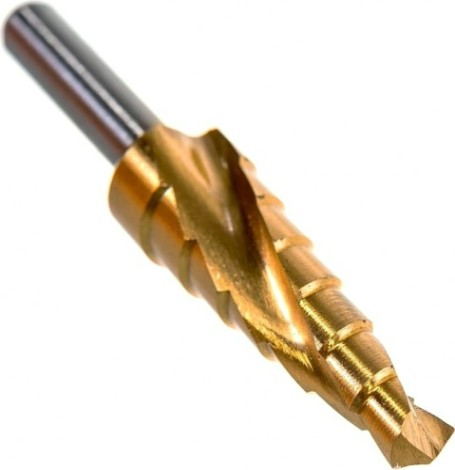 Сверло ступенчатое по металлу АТАКА 6-12мм*7ступ. Профи ступ. титан [8090000]