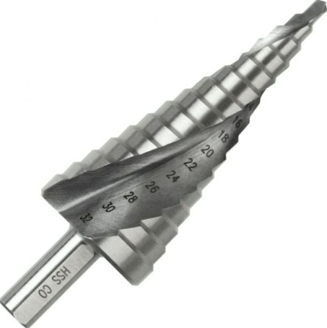 Сверло ступенчатое по металлу D.BOR HSS-Co 4-12х1/70 мм ступенчатое spiral [D-SDSP-CO5-04-12-06]