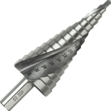 Сверло ступенчатое по металлу D.BOR HSS-Co 4-20х2/75 мм ступенчатое spiral [D-SDSP-CO5-04-20-08]