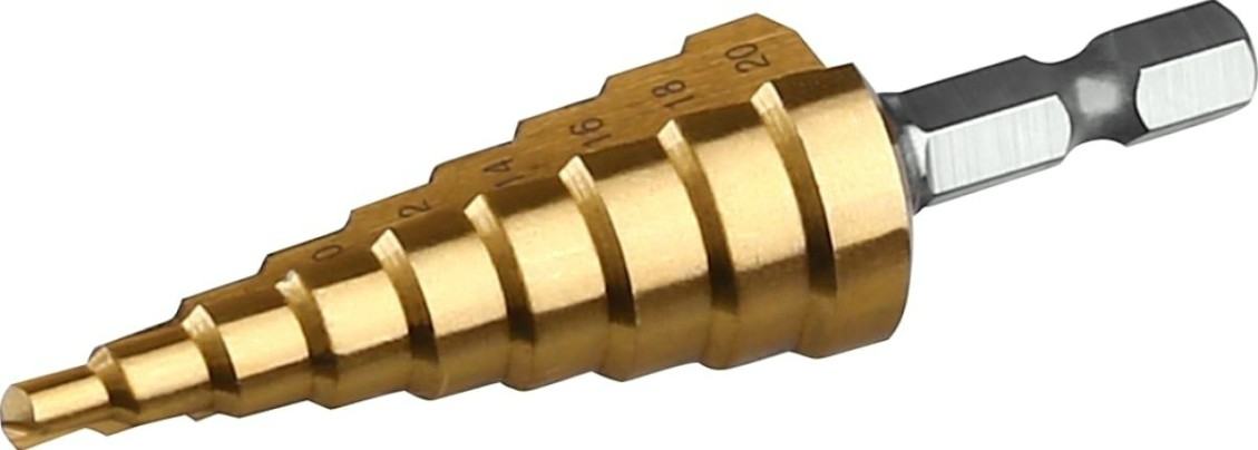 Сверло ступенчатое по металлу DEKO DH23 ступенчатое 4-20 мм [065-0691]