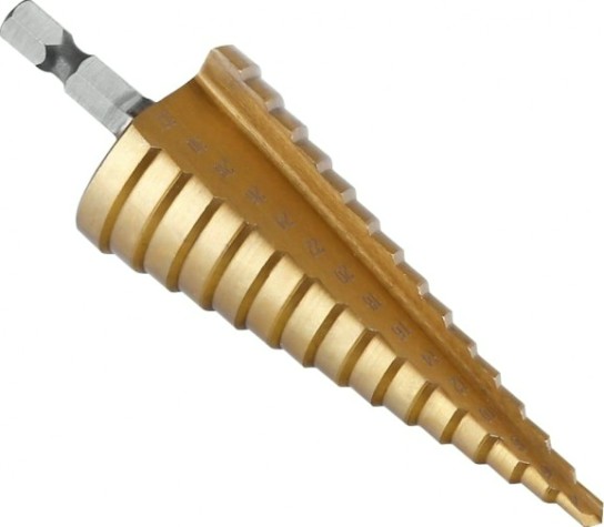 Сверло ступенчатое по металлу DEKO DH24 ступенчатое 4-32 мм, 1 шт [065-0692]