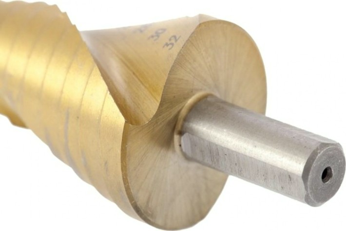 Сверло ступенчатое по металлу HSS, MATRIX 4-32 мм, трехгранный хвостовик [72359]