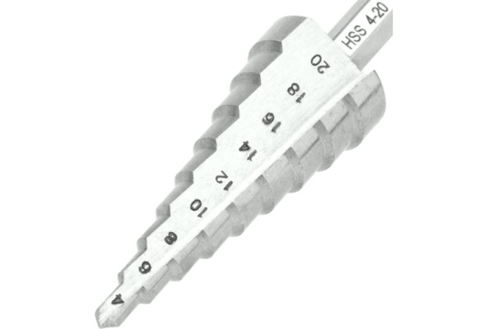 Сверло ступенчатое по металлу Kranz 4,0-20,0 мм, 76мм [KR-12-6601]