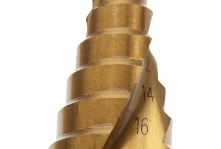 Сверло ступенчатое по металлу Kranz ТИТАН 4,0-32,0 мм, 102мм [KR-12-6613]