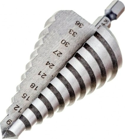 Сверло ступенчатое по металлу REXANT ступенчатое 9-36 мм [12-6604]