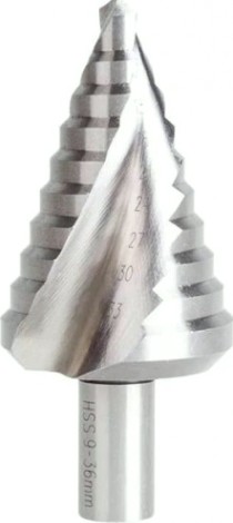 Сверло ступенчатое по металлу REXANT ТИТАН ступенчатое 9-36 мм [12-6614]