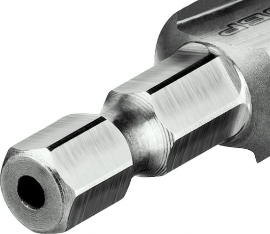 Сверло ступенчатое по металлу ЗУБР ПРОФЕССИОНАЛ 4-12мм, 9 ступеней, ступенчатое, сталь р6м5 [29670-4-12-9_z01]