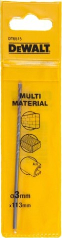 Сверло универсальное DeWALT 3 х 50 / 80 мм Multimaterial DT6515-QZ [DT6515-QZ]