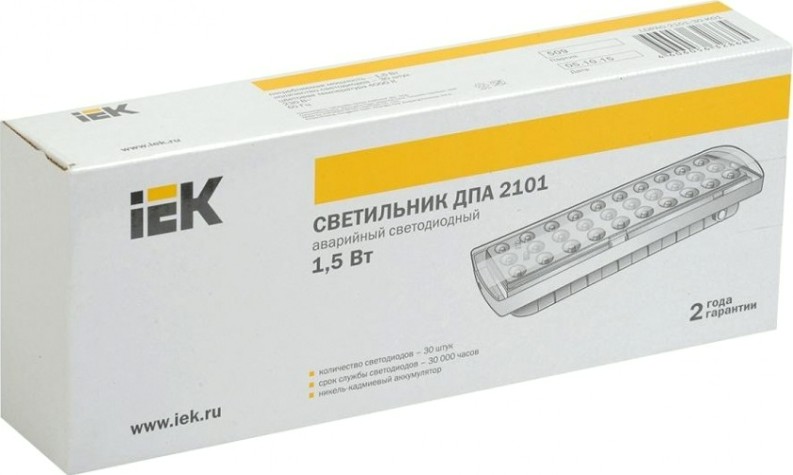 Светильник аварийный IEK 2101 аккум. 4ч 30LED IP20 ИЭК [LDPA0-2101-30-K01]