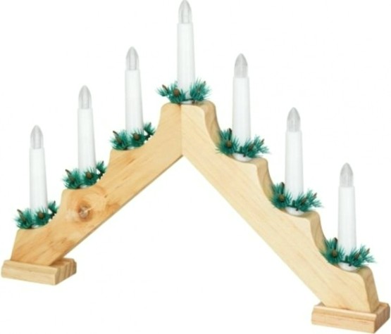 Светильник декоративный GAUSS HL020 светодиодный "новогодняя горка", 7 led свечей