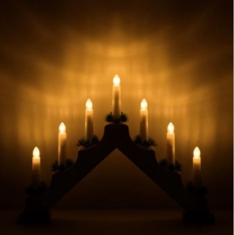 Светильник декоративный GAUSS HL020 светодиодный "новогодняя горка", 7 led свечей