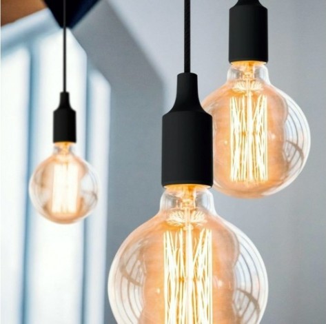 Светильник декоративный GAUSS PL011 подвесной decor черный e27, 1 м