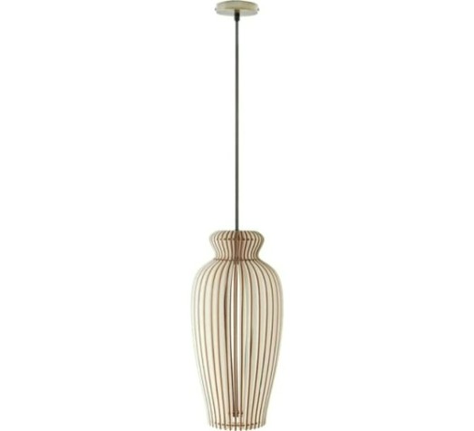 Светильник декоративный GLANZEN ART-0003-60-nude подвесной из дерева vase