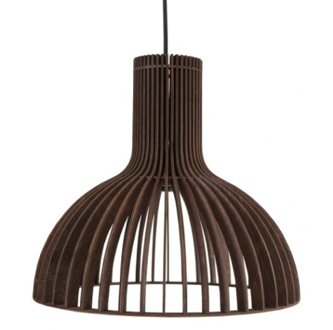 Светильник декоративный GLANZEN ART-0015-60-dark подвесной из дерева BOWL Светильник декоративный GLANZEN ART-0015-60-dark подвесной из дерева BOWL