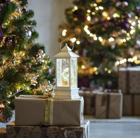 Светильник декоративный Neon-Night Дельфины с конфетти и подсветкой [501-173]