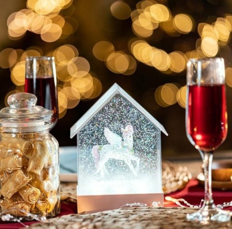 Светильник декоративный Neon-Night Единорог с конфетти и мелодией [501-186]