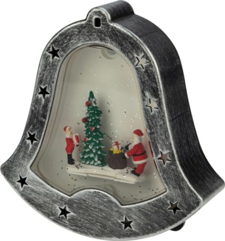 Светильник декоративный Neon-Night Колокольчик с эффектом снегопада и подсветкой [501-068]