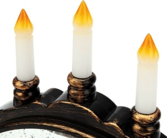 Светильник декоративный Neon-Night Подсвечник с эффектом снегопада и подсветкой [501-164]