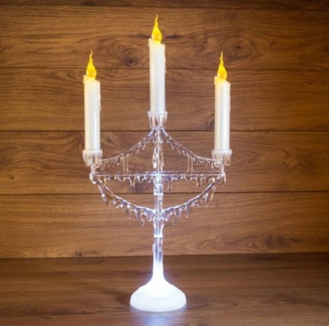 Светильник декоративный Neon-Night "Подсвечник со свечками" 50 см [513-034]