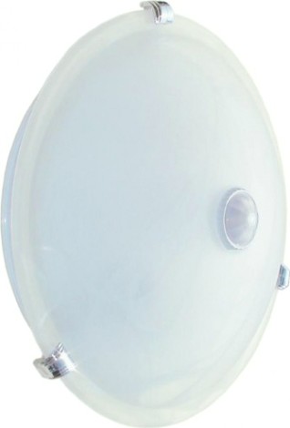 Светильник для ЖКХ IEK НПО 3231Д 2х25Вт с датчиком движения белый [LNPO0-3231D-2-025-K01]