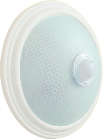 Светильник для ЖКХ IEK НПО 3234Д 2х25Вт с датчиком движения белый [LNPO0-3234D-2-025-K01]