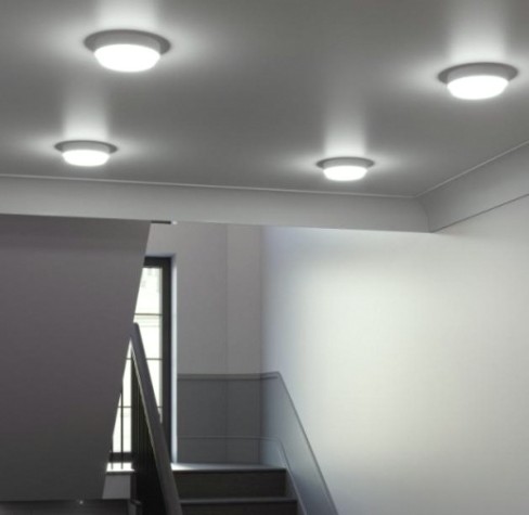 Светильник для ЖКХ светодиодный GAUSS HALL круг 15w 1200lm 6500k 200-240v ip40 d155*33мм [193411315]