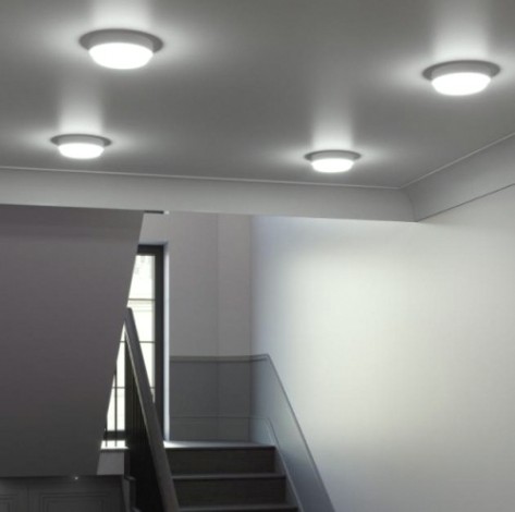 Светильник для ЖКХ светодиодный GAUSS LITE овал 12w 980lm 6500k 200-240v ip65 160*90*46мм [161418312]