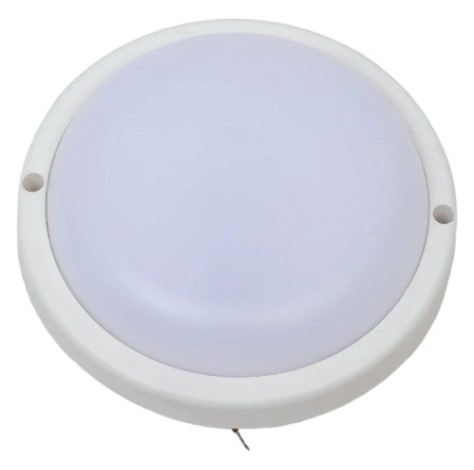 Светильник для ЖКХ светодиодный КОСМОС ДПО 10Вт, круг, IP65, 6500К, 230В [KOC_DPO10WR1.64K]