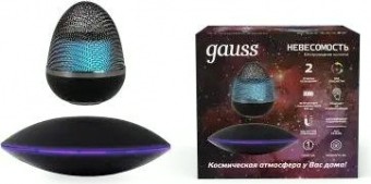 Светильник GAUSS 5w rgb 220-240v/5v li-ion 100 с беспроводной колонкой Левитация [LV002]