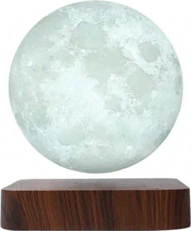 Светильник GAUSS Луна 3d 2w 3000k/4000k 220-240v d14см настольный Левитация [LV001]