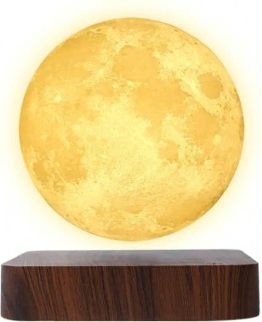 Светильник GAUSS Луна 3d 2w 3000k/4000k 220-240v d14см настольный Левитация [LV001]