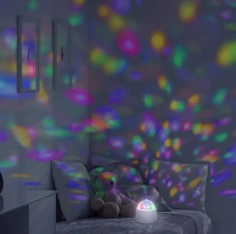 Светильник настольный GAUSS DIY0021 "диско" 3w 220-240v белый с фиксированной проекцией [DIY0021]