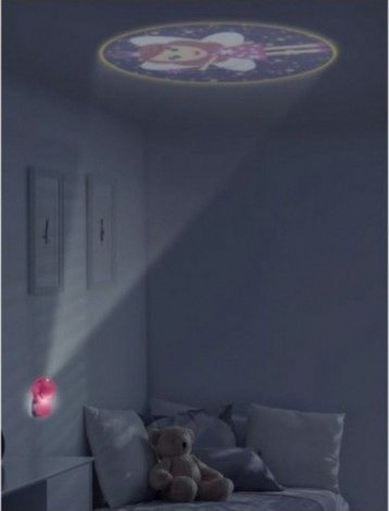 Светильник настольный GAUSS DIY0032 розеточный 0,5w 220-240v розовый с фиксированной проекцией [DIY0032]