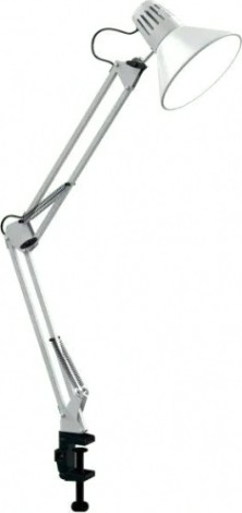Светильник настольный GAUSS GTL001 60w 220-240v e27 белый струбцина [GT0011]