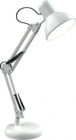 Светильник настольный GAUSS GTL002 60w 220-240v e27 белый струбцина и основание [GT0021]