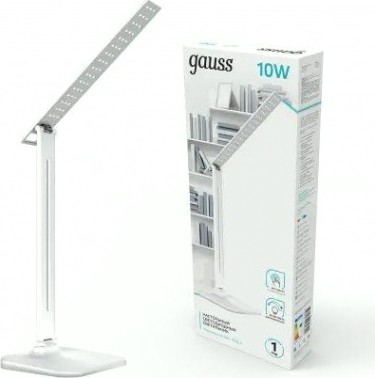Светильник настольный GAUSS GTL201 10w 580lm 4000k 170-265v белый диммируемый [GT2011]