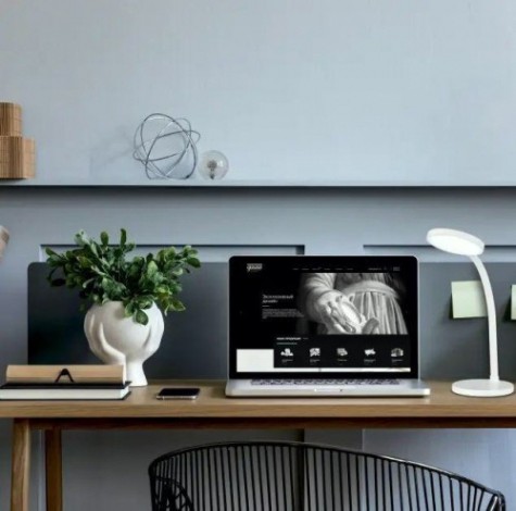 Светильник настольный GAUSS GTL503 Qplus 8w 500lm 4000k 170-265v белый диммируемый usb [GT5031]