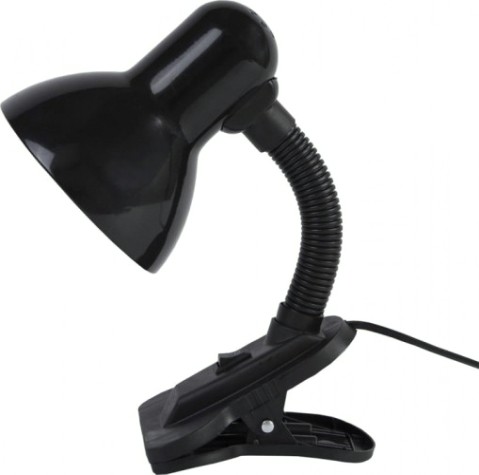 Светильник настольный GLANZEN E27 DL-0001-40-C-black е27 на прищепке черный [DL-0001-40-C-black]