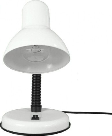 Светильник настольный GLANZEN E27 DL-0001-40-R-white е27 с основанием белый [DL-0001-40-R-white]