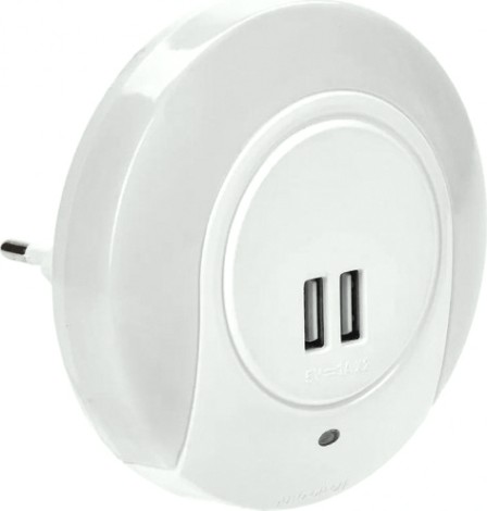 Светильник настольный IEK 001 ночник usb датчик освещения 220в [LDNN5-001-SQ-P-00-S-K01]