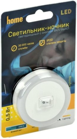 Светильник настольный IEK 006 ночник 220в [LDNN0-006-RD-P-00-S-K01]