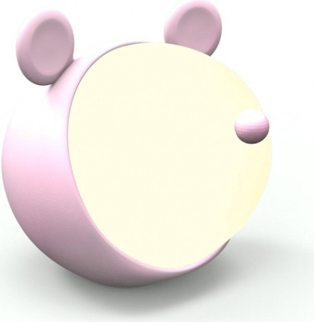 Светильник ночник настольный GAUSS Qplus GTL702 5V Li-ion 1200mA розовый диммируемый [NN7024]