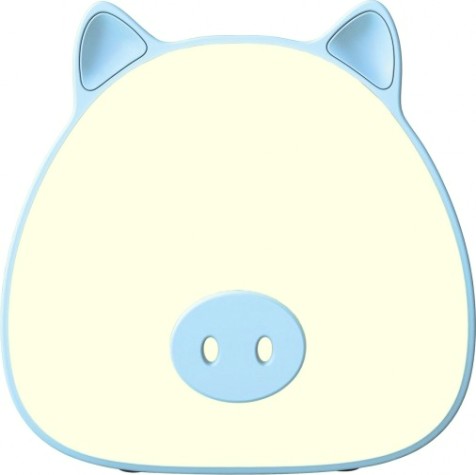 Светильник ночник настольный GAUSS Qplus GTL703 5V Li-ion 1200mA голубой диммируемый [NN7036]