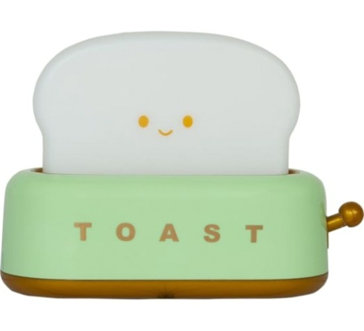 Светильник-ночник настольный GLANZEN RPD-0001-toaster-green светодиодный, диммируемый