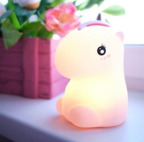 Светильник ночник Neon-Night "Единорог" силиконовый [503-003]