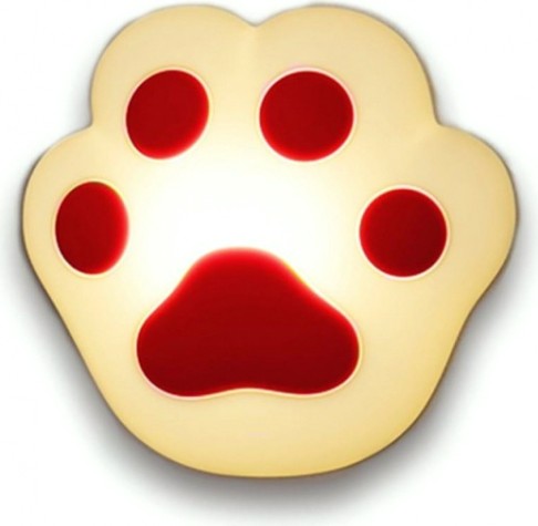 Светильник ночник Neon-Night "Кошачья лапа" силиконовый, розовый [503-005]